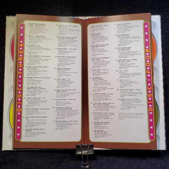 VINTAGE DISCO FOUR COMPACT DISC BOX SET RELEASED BY RHINO IN 1999, 80 TOTAL CUTS - Picture 12 of 12